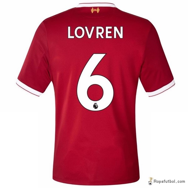 Camiseta Liverpool Replica Primera Ropa Lovren 2017/18